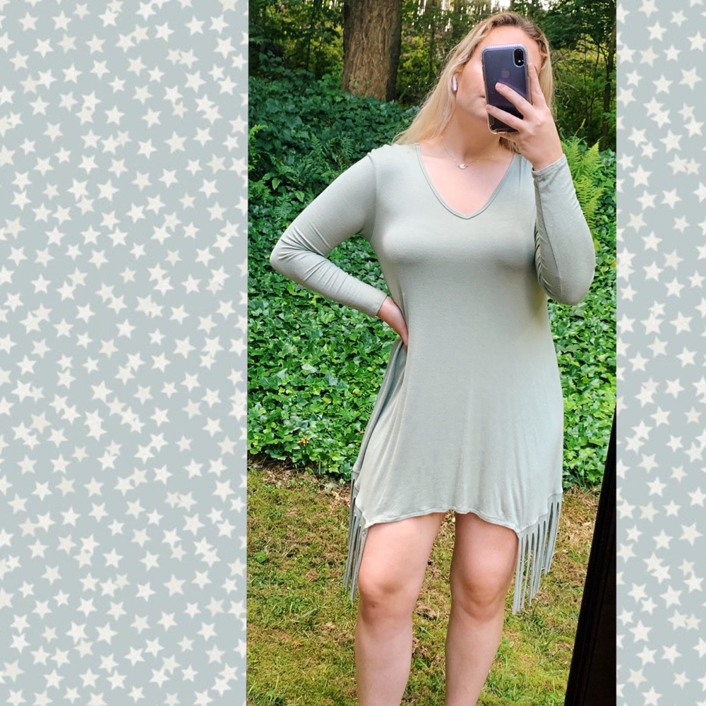 Green Shift Dress